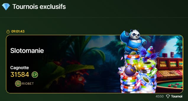 Riobet Casino tournois